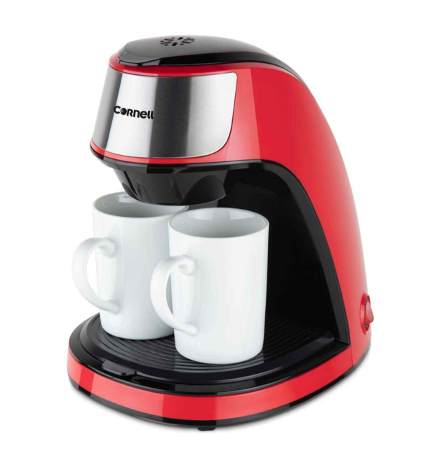 CORNELL Coffee Maker (250ml) - Red CCME250TVL