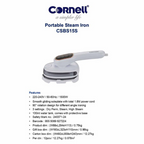 Cornell CSBS15S Portable Steam Iron 1500W