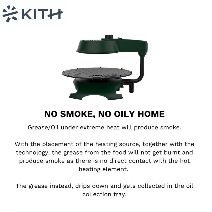 Kith SBGKSG1 Smokeless BBQ Grill