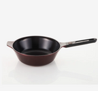 Neoflam MyPan 28cm Wok Pan Induction Red Ruby with glass lid
