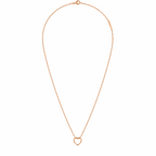 Daniel Wellington DW00400192 Elan Le Coeur Necklace Rose Gold