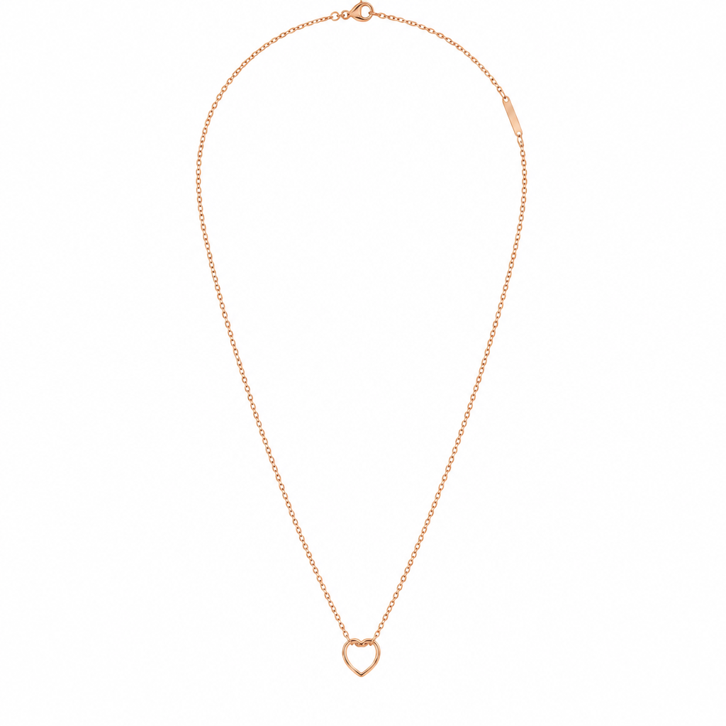 Daniel Wellington DW00400192 Elan Le Coeur Necklace Rose Gold