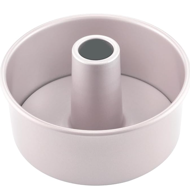 CHEFMADE WK9073 Angel Food Pan with Removable Bottom, 6"