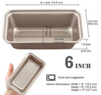 CHEFMADE WK9023 Non-Stick Rectangular Mini Loaf Pan