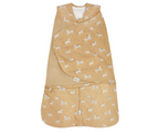 HALO SleepSack Swaddle | Cotton | 1.5 TOG | 68-75°F | 13-18 lbs | 3-6 MTHS |Zebra