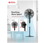 SONA 16” Remote DC Stand Fan SFS 1164DC