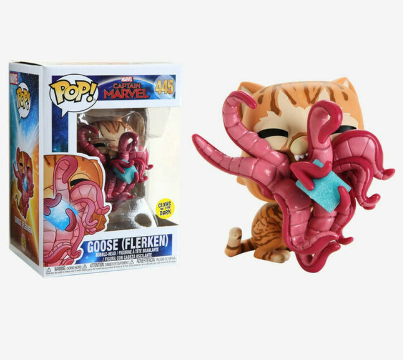 Funko Pop Captain Marvel Goose (Flerken) Glow In The Dark #445