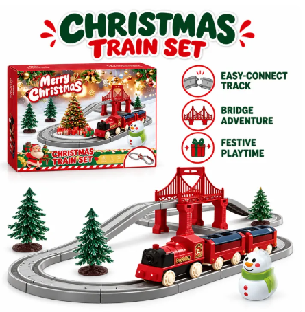 Toy Train with Numbers Track