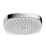 hansgrohe Croma Select E 7-inch Showerhead Premium Modern 2-Spray Rain, IntenseRain Easy Clean with QuickClean in White/Chrome, 26528401 2.0 gallons per minute