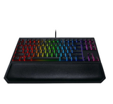 RAZER BLACKWIDOW TOURNAMENT EDITION CHROMA V2: Esports Gaming Keyboard - Ergonomic Wrist Rest - Tenkeyless Design - Razer Green Mechanical Switches (Tactile and Clicky)