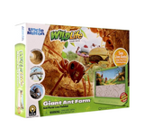 Basic Fun Uncle Milton Giant Ant Farm - Large Viewing Area - Care for Live Ants - Nature Learning Toy - Science DIY Toy Kit - Great Gift for Boys & Girls, Green