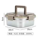 4pc Stainless Steel Food Container Set