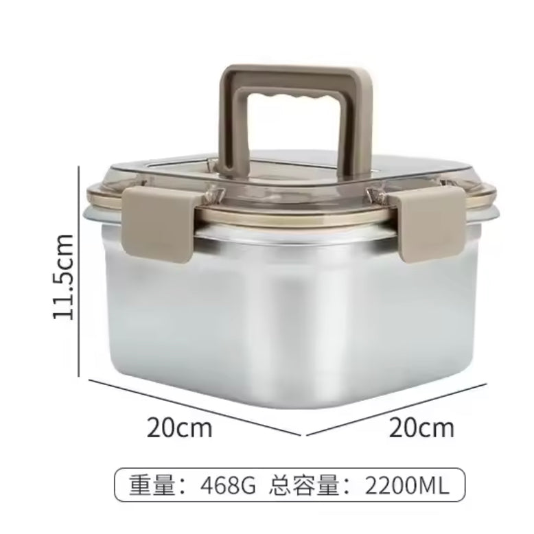 4pc Stainless Steel Food Container Set