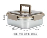 4pc Stainless Steel Food Container Set