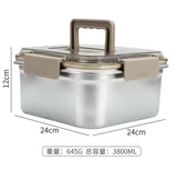 4pc Stainless Steel Food Container Set