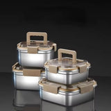 4pc Stainless Steel Food Container Set