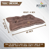 Pet Craft Supply Super Snoozer Calming Indoor/Outdoor All Season Water Resistant Durable Dog Bed