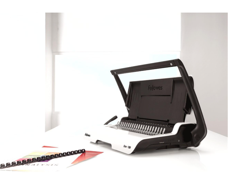 Fellowes Binding Machine Star+ Comb Binding (5006501) Grey 3.1" x 17.7" x 9.8"