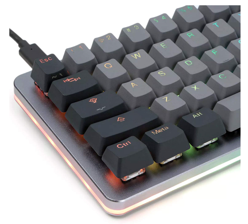 Drop MDX2217619 Computer Keyboards Space Gray Cherry MX Blue RGB Secondary image