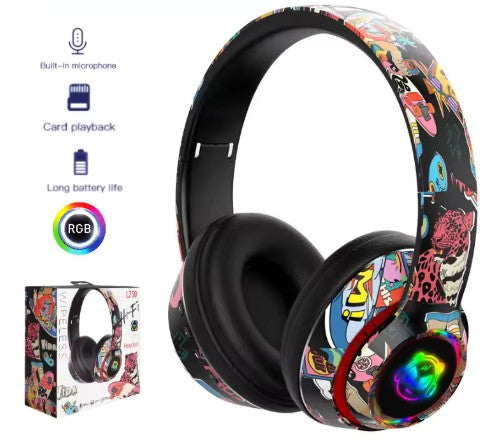 Headphones-Wireless/Graffiti/L750 Secondary image