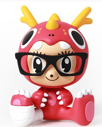 Stay Real Crouching Mouse Hidden Dragon Doll Red Main image
