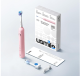 usmile Electric Toothbrush, USB Rechargeable Sonic Toothbrush for Adults with Smart Timer, Whitening Powered Toothbrush with Travel Case, One Charge Lasts for 6 Months, Y1S Pink
