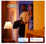 Philips Hue Lightstrip Extension v4 [1m] White and Colour Ambiance Smart LED Kit with Bluetooth, Compatible with Alexa, Google Assistant and Apple HomeKit