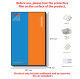 iLuane Display Wallboard for Lego McLaren Formula 1 Race Car 42141, Valentines Day Gifts, Collectibles Building Blocks, Gifts Lovers (Only Wallboard), Blue; Orange