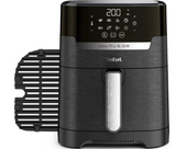 Tefal Easy Fry EY5058-2-in-1 Digital Airfryer and Grill, 1400W, 4.2L Capacity, 8 programs, Automatic Stop, Extra Crisp Technology, 8 programs, Black
