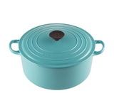 Le Creuset Round French Oven Casserole, 26cm, Turquoise