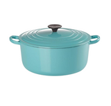 Le Creuset Round French Oven Casserole, 26cm, Turquoise