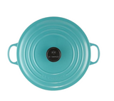 Le Creuset Round French Oven Casserole, 26cm, Turquoise