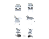 Bonbijou Dee Multipurpose High Chair (Baby Base, Floor Seat, High Chair, Table & Chair, Stool)