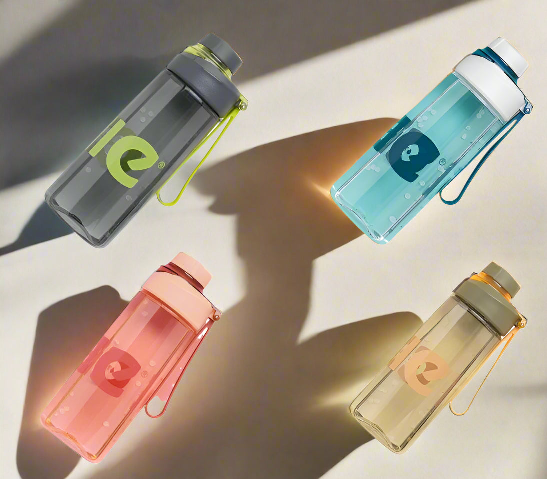 Water Bottle “ 670ml with Silicon Strap (Tritan)