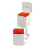 Joseph Joseph 30064 Totem Compact Waste & Recycling Bin, 40L, Stone