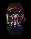 Tomaz TW028-D21 GT Skeleton Watch Black Rubber Strap
