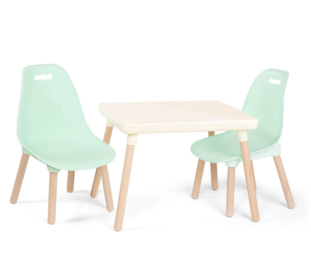 Table and Chair Set- Furniture For Toddlers- 1 Craft Table & 2 Chairs