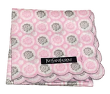 Yves Saint Laurent Rose Printed Cotton Handkerchief