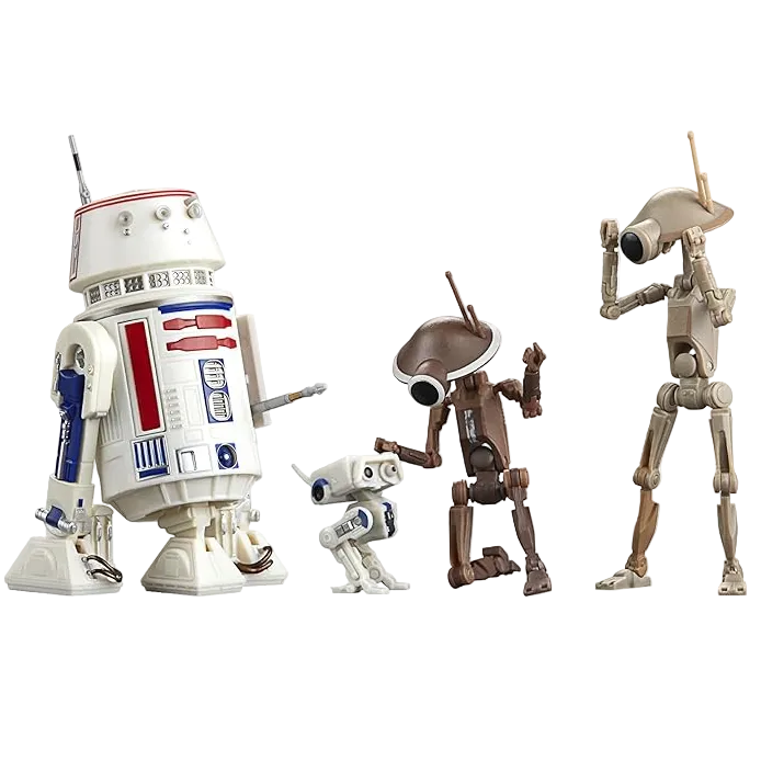 Star Wars The Black Series R5D4 BD72 Pit Droids Star Wars The Mandalorian Collectible 6 Inch Action Figure 4Pack