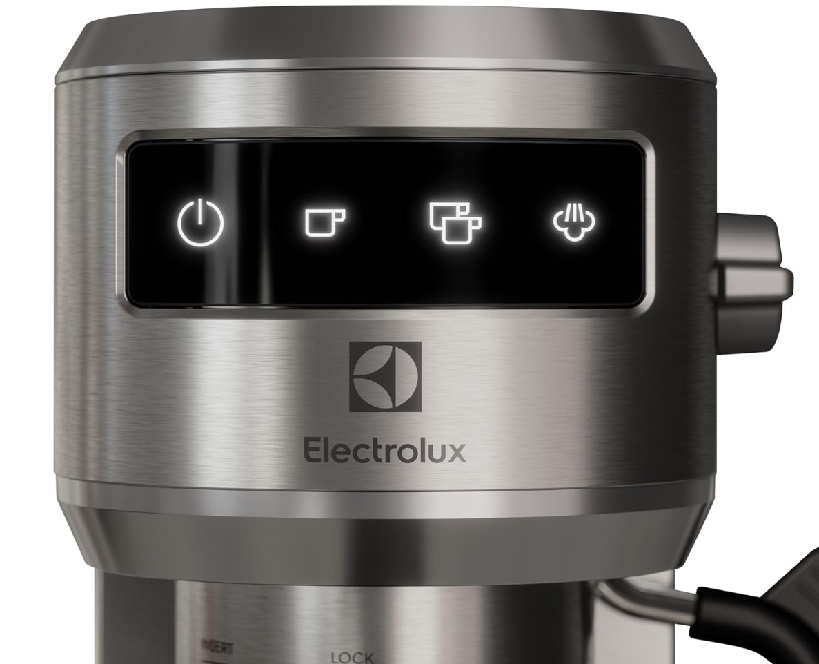 Electrolux UltimateTaste 500 E5EC1-50ST - Espresso Coffee Maker, 1.0L capacity, Stainless Steel body, 15 bar pressure, 2-in-1