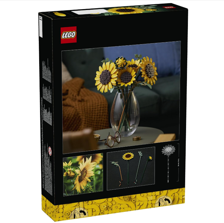 LEGO 11502 Botanicals Sunflower Bouquet Flower Decor Building Set For Adults