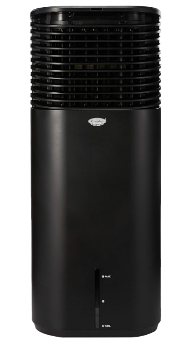 EuropAce 20L 4-in-1 Evaporative Air Cooler ECO 4751V (Black) Powerful Airflow Volume & Honey Comb Filter