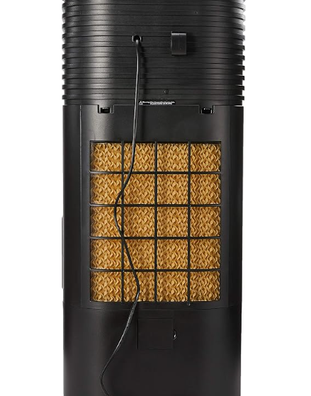 EuropAce 20L 4-in-1 Evaporative Air Cooler ECO 4751V (Black) Powerful Airflow Volume & Honey Comb Filter
