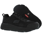 Skechers Work Max Cushioning Elite Mens Black Soft Toe Slip Resistant Athletic US M 11