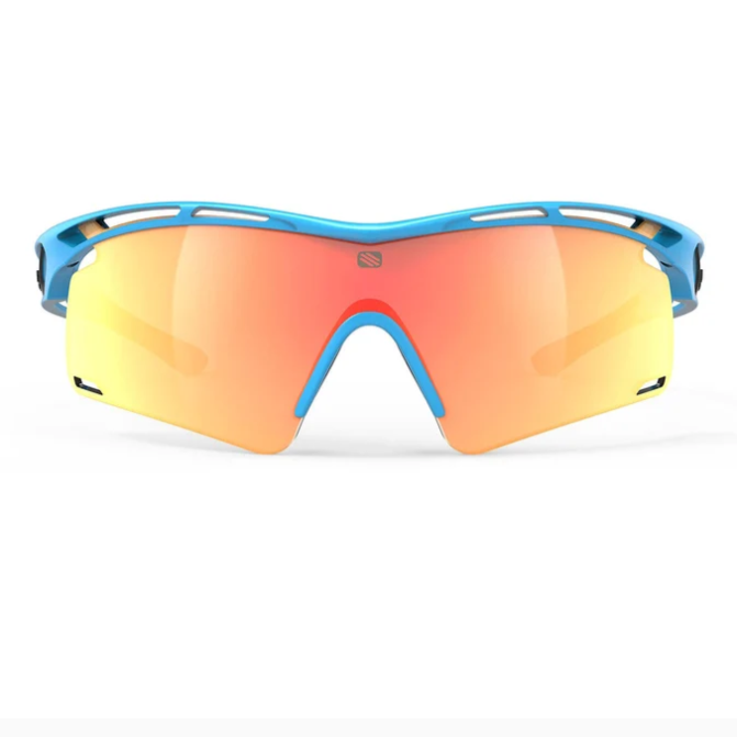 Rudy Project SP7640860000 Tralyx+ Performance Sports Sunglasses Azur Matte FrameMultilaser Orange Lenses Main image