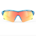 Rudy Project SP7640860000 Tralyx+ Performance Sports Sunglasses Azur Matte FrameMultilaser Orange Lenses