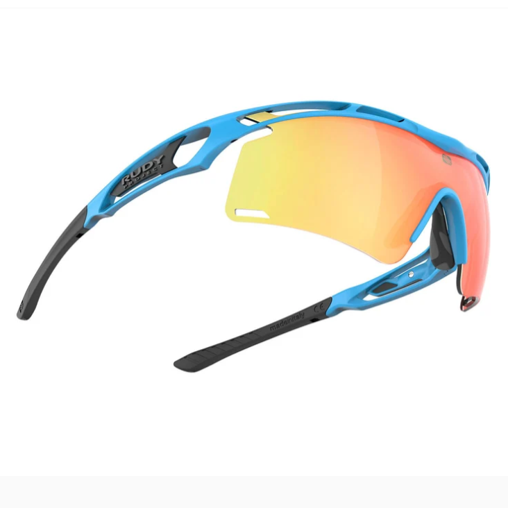 Rudy Project SP7640860000 Tralyx+ Performance Sports Sunglasses Azur Matte FrameMultilaser Orange Lenses Secondary image