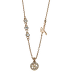 GUESS UBN79024 Steel Rose Gold Necklace