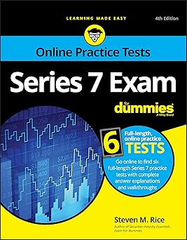 Series 7 Exam For Dummies with Online Practice Tests Paperback Main image