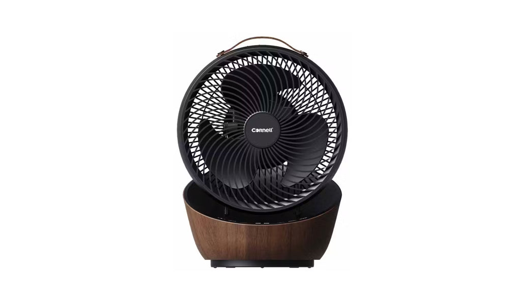 Cornell 10-Inch Air Circulation Fan with Remote (DC MOTOR) - Black (CFDC10BK)